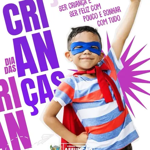 Que o dia de hoje seja repleto de sorrisos sinceros, joelhos ralados de tanto brincar e...