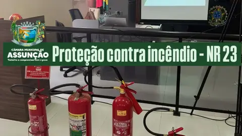Câmara de Assunção capacita servidores em prevenção e combate a incêndio
