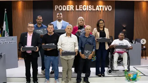 Entrega de kits executivos para nossos vereadores.