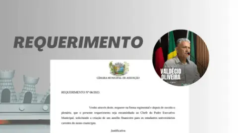 REQUERIMENTO N° 06/2025 Poder Legislativo – Câmara de Assunção