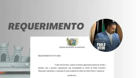 REQUERIMENTOS N° 01, 02, 03, 04 e 05/2025 Poder Legislativo – Câmara de Assunção
