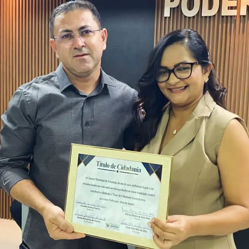 Assunção Homenageia Dellcymar Alves com Título de Cidadão Honorário