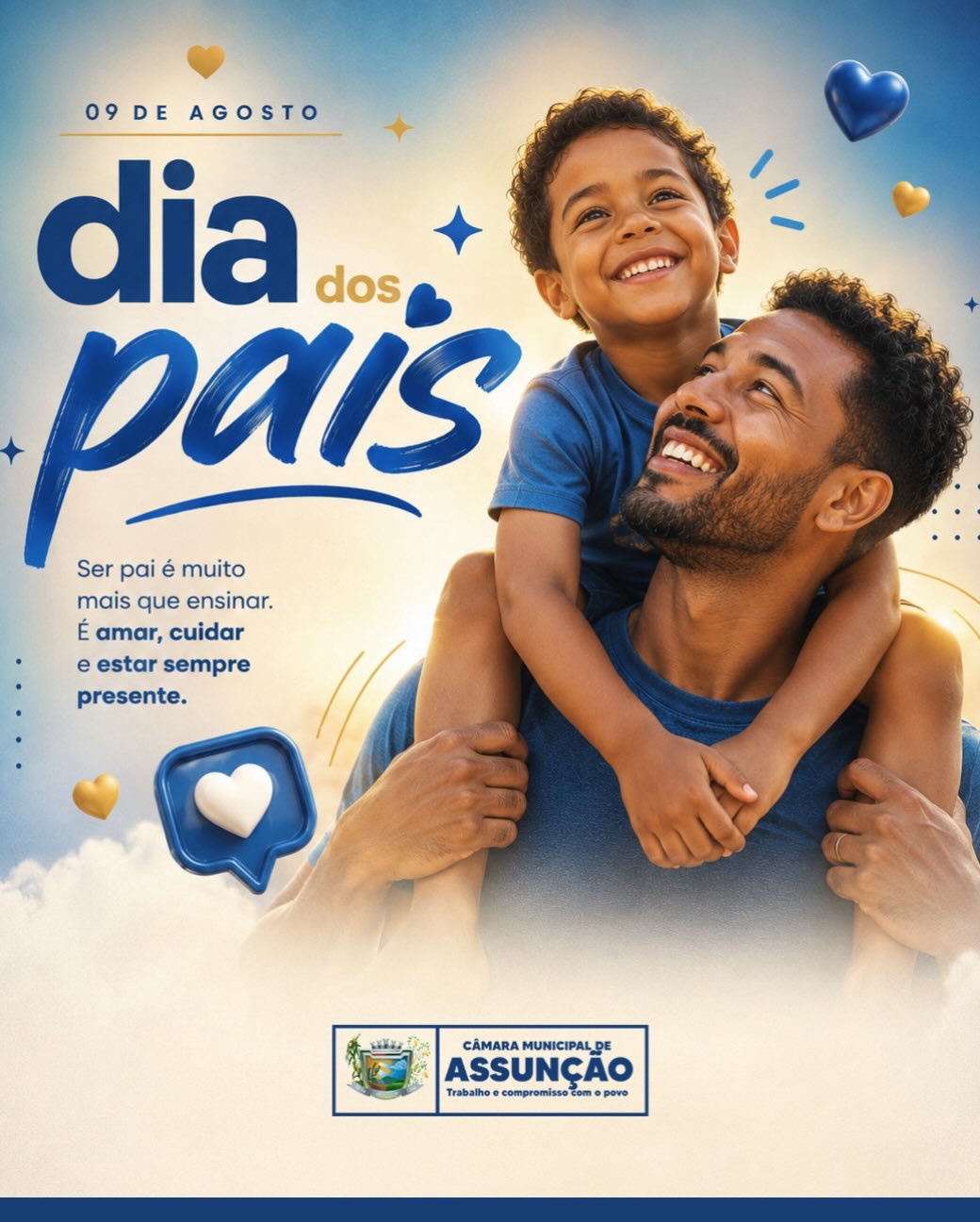 💙 Feliz Dia dos Pais!